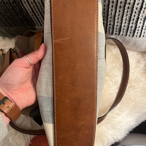 Burberry classic tottenham nova check plaid tote - Picture 11 of 13